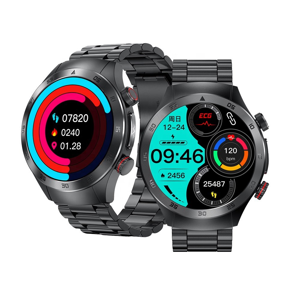E800 Smart Watch 1.43 Inch AMOLED blood Health Therapy ECG HRV Uric Acid Medical Grade Wristwatch smartwatch E800